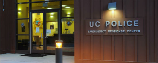 Front of the Emergency Response Center (ERC) building